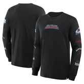 Colorado Avalanche Fanatics Boxed In Legacy Long Sleeve T-Shirt - Black T-shirts