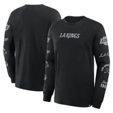 Los Angeles Kings Fanatics Boxed In Legacy Long Sleeve T-Shirt - Black T-shirts
