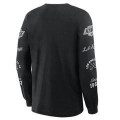 Los Angeles Kings Fanatics Boxed In Legacy Long Sleeve T-Shirt - Black T-shirts