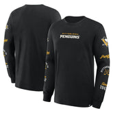Pittsburgh Penguins Fanatics Boxed In Legacy Long Sleeve T-Shirt - Black T-shirts