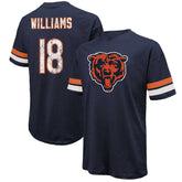 Caleb Williams Chicago Bears Majestic Threads Name & Number Oversize Fit T-Shirt - Navy discount