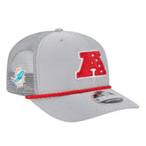Miami Dolphins New Era 2025 Pro Bowl 9SEVENTY Stretch-Snap Hat - Gray sale