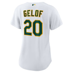 Zack Gelof Athletics Women's Home Replica Player Jersey White