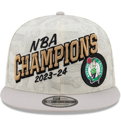 Boston Celtics 2024 NBA Finals Champions Locker Room 9FIFTY Snapback Hat - Cream cheap