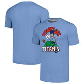 Tennessee Titans NFL x Homage x Beavis and Butt-Head Unisex Tri-Blend T-Shirt – Light Blue outlet