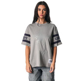 Dallas Cowboys The Wild Collective Women's Drop Shoulder T-Shirt - Black for sale