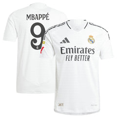 Kylian Mbappé Real Madrid 2024/25 Home Player Jersey Discount - White