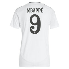 Kylian Mbappé Real Madrid Women's 2024/25 Home Replica Player Jersey - White on sale