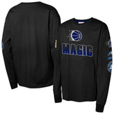 Orlando Magic Youth Hardwood Classics All Over Long Sleeve T-Shirt - Black on sale