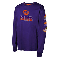 Phoenix Suns Youth Hardwood Classics All Over Long Sleeve T-Shirt - Purple sale