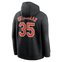 Adley Rutschman Baltimore Orioles Player Name & Number Club Pullover Hoodie Black