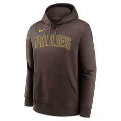 Fernando Tatis Jr. San Diego Padres Player Name & Number Club Fleece Pullover Hoodie Brown