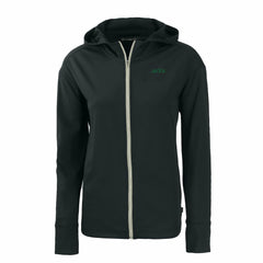 New York Jets Cutter & Buck Women's Primary Logo Daybreak Eco Recycled Full-Zip Hoodie Jacket - Black cheap