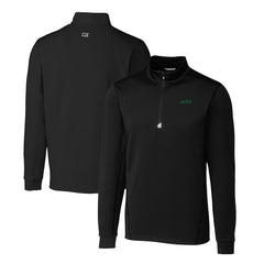 New York Jets Cutter & Buck Primary Logo Traverse Stretch Quarter-Zip Top - Black sale