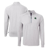 New York Jets Cutter & Buck Helmet Adapt Eco Knit Quarter-Zip Top - Heather Gray cheap