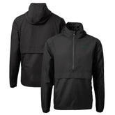 New York Jets Cutter & Buck Primary Logo Charter Eco Recycled Half-Zip Anorak Jacket - Black discount
