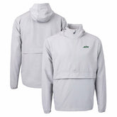 New York Jets Cutter & Buck Primary Logo Charter Eco Recycled Half-Zip Anorak Jacket - Gray on sale