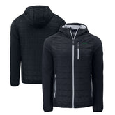 New York Jets Cutter & Buck Primary Logo Rainier PrimaLoft Eco Full-Zip Hybrid Jacket - Black cheap