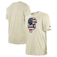 San Francisco Giants Americana Flag Fill T-Shirt Cream