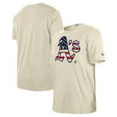 Athletics Americana Flag Fill T-Shirt Cream
