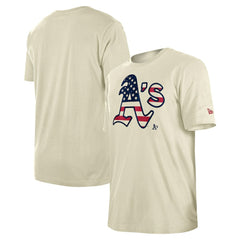 Athletics Americana Flag Fill T-Shirt Cream