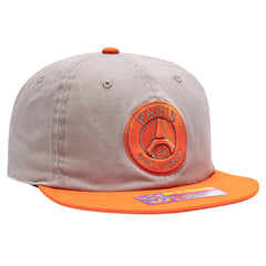 Paris Saint-Germain Fan Ink Wander Snapback Hat - Tan/Orange shop