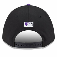 Colorado Rockies Player Replica 9FORTY Adjustable Hat Black/Purple
