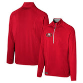 San Francisco 49ers Grind Iron Quarter-Zip Top - Scarlet on sale