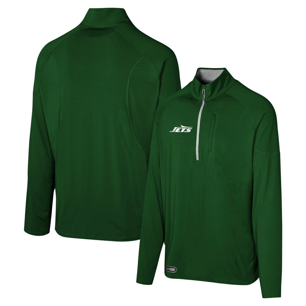 New York Jets Grind Iron Quarter-Zip Top - Green for sale