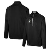 Las Vegas Raiders Grind Iron Quarter-Zip Top - Black discount