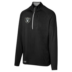 Las Vegas Raiders Grind Iron Quarter-Zip Top - Black discount