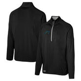 Carolina Panthers Grind Iron Quarter-Zip Top - Black sale