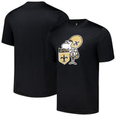 New Orleans Saints Stadium Retro T-Shirt - Black cheap