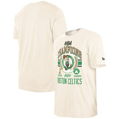 Boston Celtics 2024 NBA Finals Champions Victory Chrome T-Shirt - Cream shop