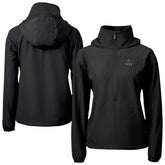 Boston Red Sox Cutter & Buck Women's Charter Eco Recycled Half-Zip Anorak Jacket Black