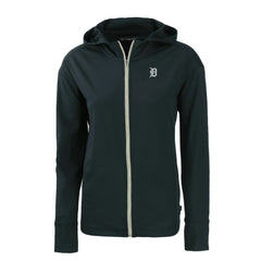 Detroit Tigers Cutter & Buck Women's Daybreak Eco Recycled Full-Zip Hoodie Navy
