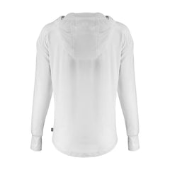 Detroit Tigers Cutter & Buck Women's Daybreak Eco Recycled Half-Zip Hoodie White