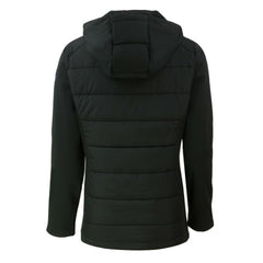 Detroit Tigers Cutter & Buck Women's Evoke Hybrid Eco Softshell Recycled Full-Zip Hooded Jacket Black