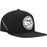Pittsburgh Penguins Mitchell & Ness Team Snapback Hat - Black Hats