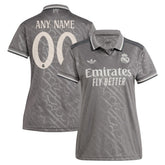 Real Madrid Originals Women's 2024/25 Third Replica Custom Jersey - Charcoal sale