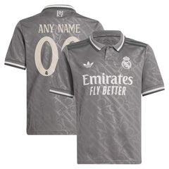 Real Madrid Originals Youth 2024/25 Third Replica Custom Jersey - Charcoal cheap