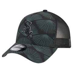 Chicago White Sox 9FORTY A-Frame Trucker Adjustable Hat Black