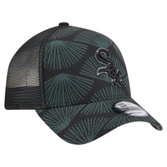 Chicago White Sox 9FORTY A-Frame Trucker Adjustable Hat Black