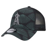 Los Angeles Angels 9FORTY A-Frame Trucker Adjustable Hat Black