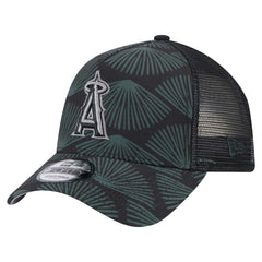 Los Angeles Angels 9FORTY A-Frame Trucker Adjustable Hat Black