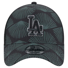 Los Angeles Dodgers 9FORTY A-Frame Trucker Adjustable Hat Black