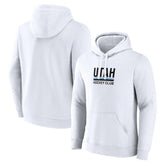Utah Mammoth Fanatics Secondary Logo Pullover Hoodie - White Hoodies
