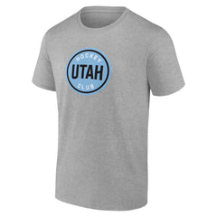 Utah Mammoth Fanatics Draft Logo T-Shirt - Heather Gray T-shirts
