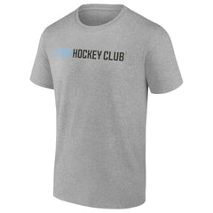 Utah Mammoth Fanatics Wordmark Logo T-Shirt - Heather Gray T-shirts
