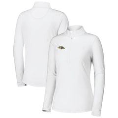 Baltimore Ravens Women's Sport Playa Vista IslandZone Quarter-Zip Jacket - White online